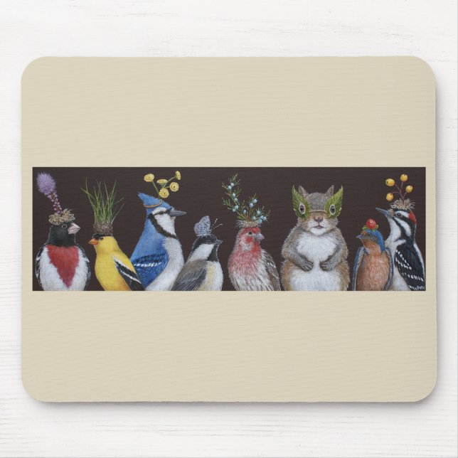 Mousepad Quem comeu todos os petiscos? (Frente)