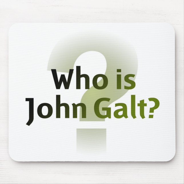 Mousepad Quem é John Galt? (Frente)