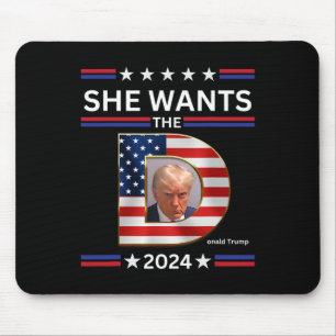 Mousepad Quer O D Donald Trump Eleição Presidencial 2024