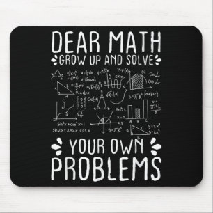 Mousepad Querida Matemática Cresce E Resolve Seus Próprios 