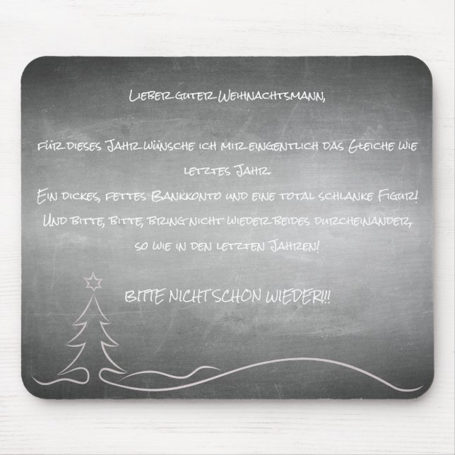 Mousepad Querido Papai Noel (Frente)