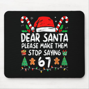 Mousepad Querido Papai Noel 67 Natal Divertido Seis Sete 6-