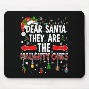 Mousepad Querido Papai Noel Eles São Os Travessos Engraçado