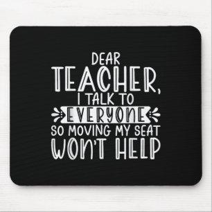 Mousepad Querido Professor Eu Falo Com Todos Engraçado De V