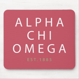 Mousepad Qui alfa Omega Est. 1885