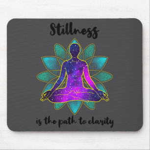 Mousepad Quietude É O Caminho Para Clareza Gratidão Motivaç
