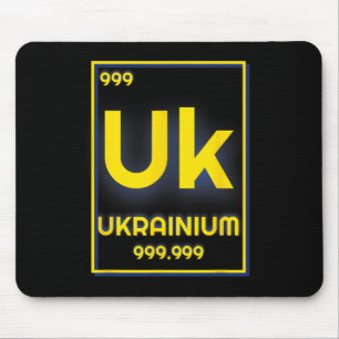 Mousepad Química do Elemento Ukrainium Ucrânia Patriota Int