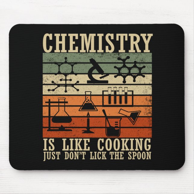 Mousepad química é como o químico cozinhar vintage (Frente)