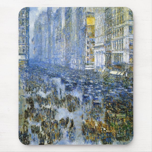 Mousepad Quinta Avenida no inverno (Nova Iorque) (NYC, EUA) (Frente)