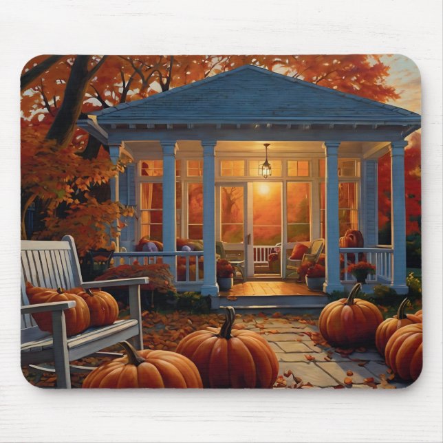 Mousepad Quintal de outono (Frente)