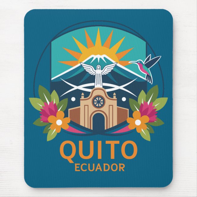 Mousepad Quito Ecuador South America (Frente)