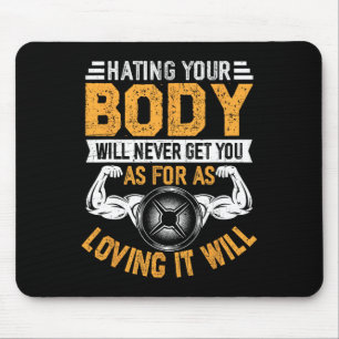 Mousepad Quota de Gym de Construção de Malhações Motivada