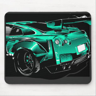 MOUSEPAD R35 GTR GREEN BEAST