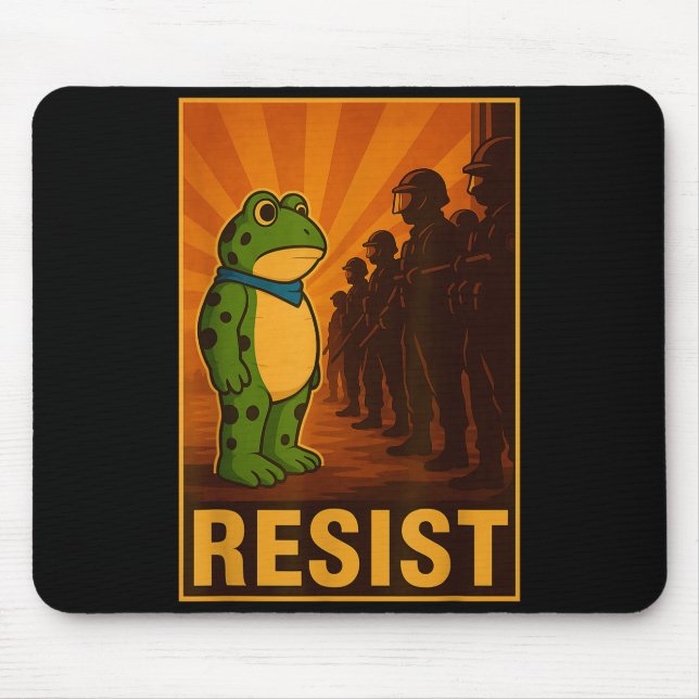 Mousepad Rã Resiste Rtland Rã Protesto - Rtland Rã Ativ (Frente)