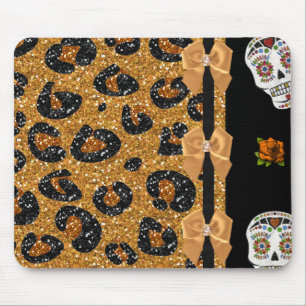 Mousepad RAB Peles de Açúcar Impresso do Leopardo Dourado R