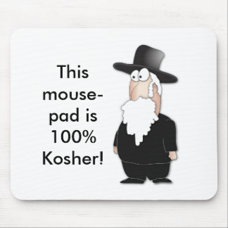 Mousepad Rabino judaico engraçado - desenhos animados legal
