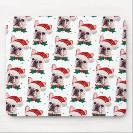 Mousepad Raça de Bulldog Francês Natal Cachorro Padrão
