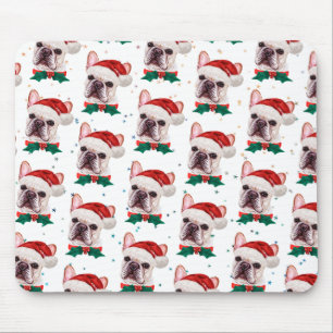 Mousepad Raça de Bulldog Francês Natal Cachorro Padrão