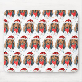 Mousepad Raça de Cachorro Dachshund Natal