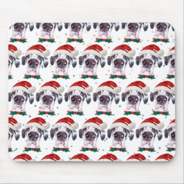 Mousepad Raça de Cão Great Dane Estrelas de Natal