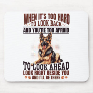 Mousepad Raça de Cão Pastor Alemão Quando É Muito Difícil D