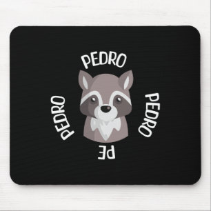 Mousepad Raccoon Dancing Funny Pedro Pedro Pe Meme So