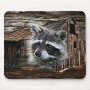 Mousepad Raccoon No Velho Barn