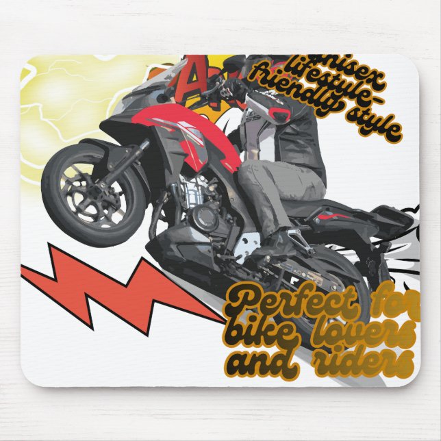 Mousepad Racing Bike Art (Frente)