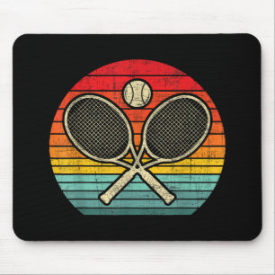 Mousepad Racket de Tênis retrovisores cruzado - Pista despo