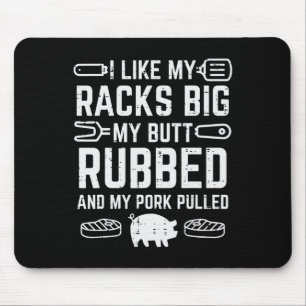 Mousepad Racks de Porco Grande Puxado Grande Grelha de Cabe