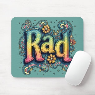 Mousepad Rad 70s - Estética psicodélica Groovy