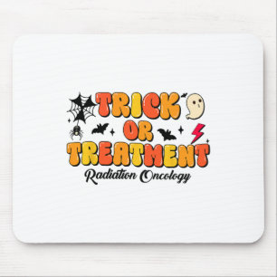 Mousepad Radiação De Truque Ou Tratamento Oncologia Hallowe