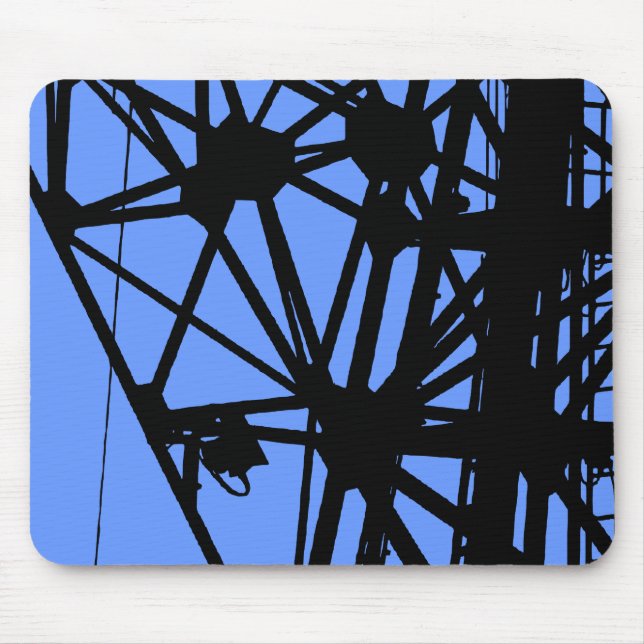 Mousepad Rádio - Azul Bebê (Frente)