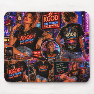 Mousepad Rádio KGOD Late Night 