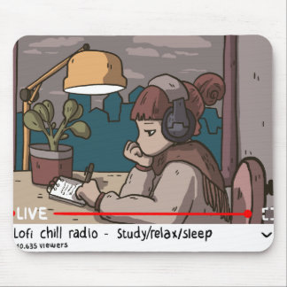 Mousepad Rádio Lofi Hiphop Chill