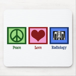 Mousepad Radiologia do Amor pela Paz