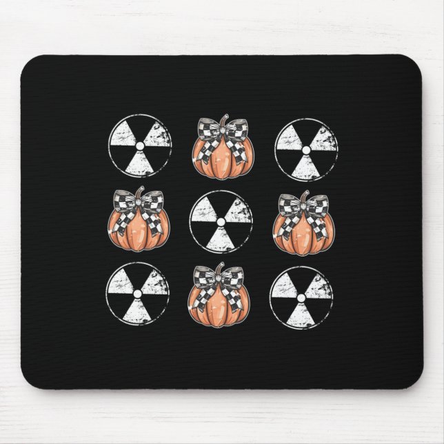 Mousepad Radiology Pumpkin Coquette Fall Autumn Xray Tech H (Frente)