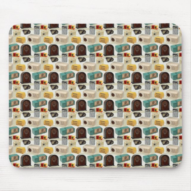 Mousepad Rádios Vintage (Frente)