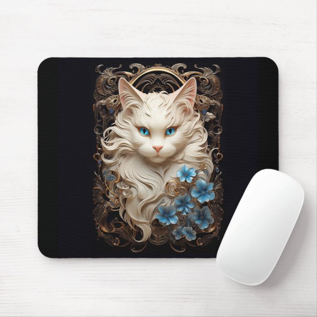 Mousepad Ragdoll cat (Com mouse)