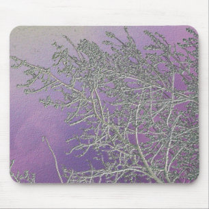 Mousepad Raias de prata afortunadas V5 do roxo n
