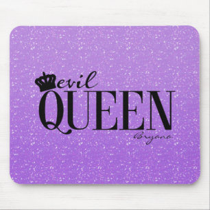 Mousepad Raina Maligna Coroa de Brilho Roxo Almofadinha de