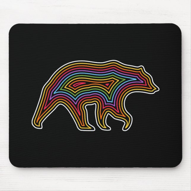 Mousepad Rainbow Bear (Frente)