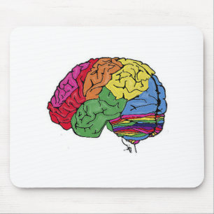 Mousepad Rainbow Brain