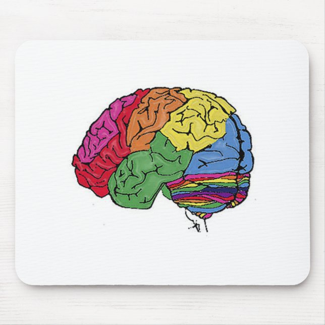 Mousepad Rainbow Brain (Frente)