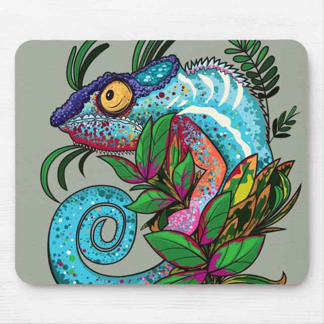 Mousepad Rainbow Chameleon (Frente)