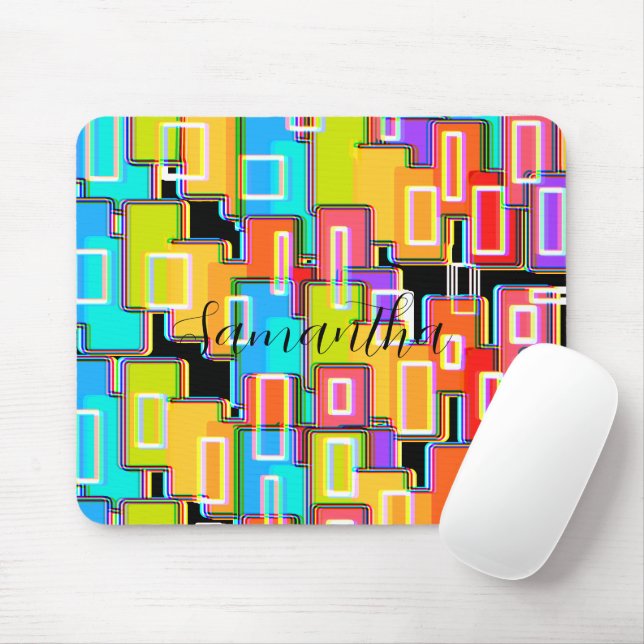 Mousepad Rainbow Deco Home Living Abstrato (Com mouse)
