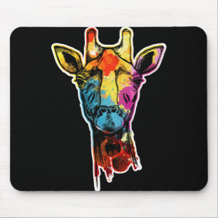 Mousepad Rainbow DJ Cat Neon Funny Animais Com Música