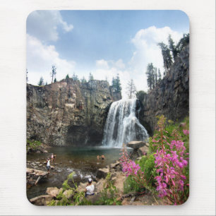 Mousepad Rainbow Falls Waterfall - Devils Postpile - Sierra
