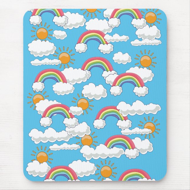 Mousepad Rainbow Feliz (Frente)