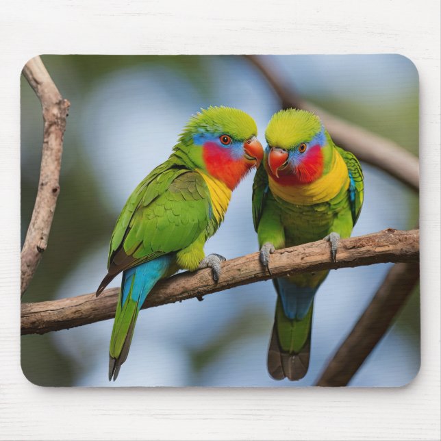 Mousepad Rainbow Lorikeets (Frente)